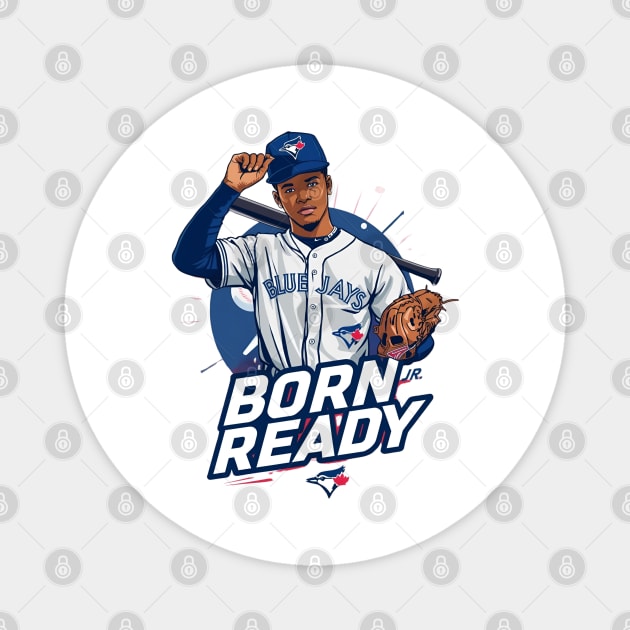 Vladimir Guerrero Jr Magnet by Ink Lines